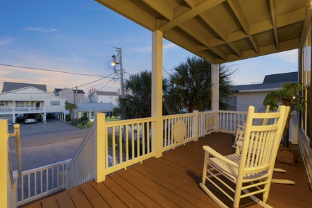 Stretch out, relax, and soak in the scenery from this wide, breezy balcony.