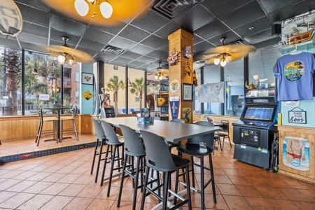 Downstairs bar and restaurant available to guests