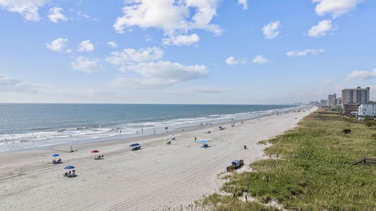 Enjoy beaches with plenty of space