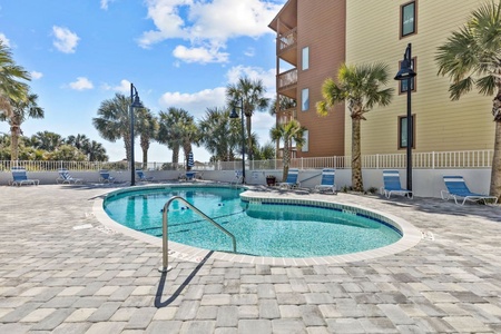 The pools are ready for a refreshing dip