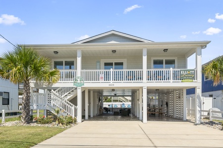Welcome to our 4 Bedroom Home steps from the beach!