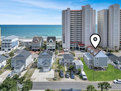 Right across from the beach