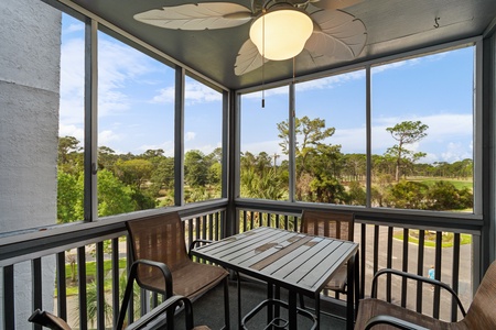 Overlooking parts of the Beachwood Golf Course!