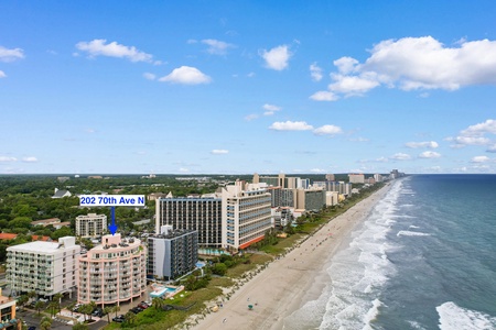 You'll have plenty of beach to enjoy as well!