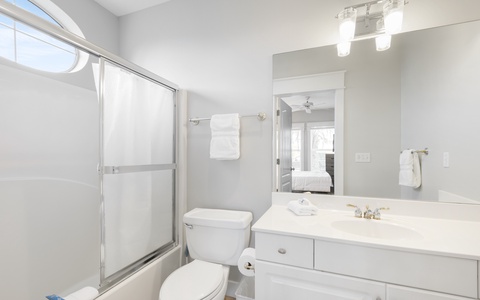 Two Additional Private Bathrooms with a Tub/Shower Combo