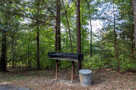 Grill at The Great Outdoors, a 3 bedroom cabin rental located in Pigeon Forge