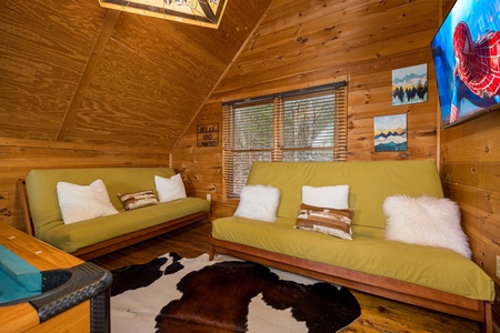 Loft at Bearstone Cabin, a 1 bedroom cabin rental located in Gatlinburg