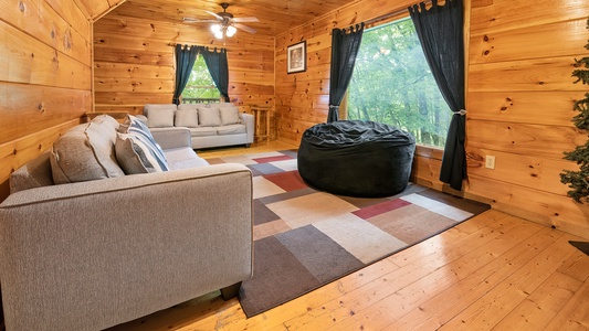 at tranquility a 2 bedroom cabin rental located in gatlinburg