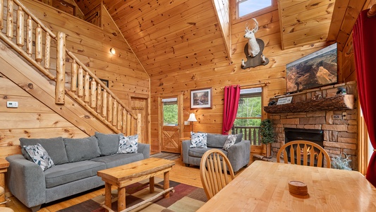 at tranquility a 2 bedroom cabin rental located in gatlinburg