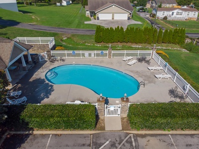 Resort pool for guests at A Pigeon Forge Retreat, a 2 bedroom cabin rental located in Pigeon Forge