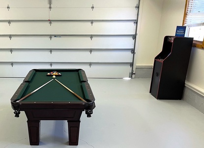 Pool table at 1 Crazy Cub, a 4 bedroom cabin rental in Pigeon Forge