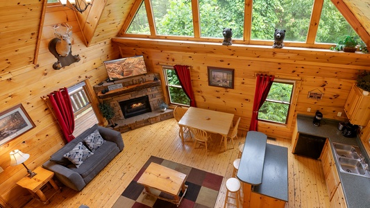 at tranquility a 2 bedroom cabin rental located in gatlinburg