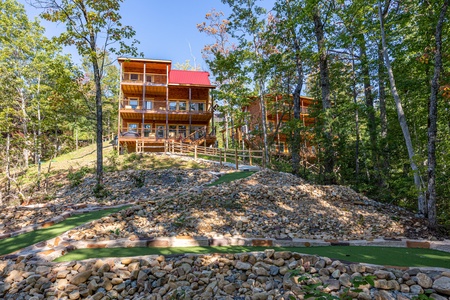 Putt Putt Course at Make A Splash, a 2 bedroom cabin rental located in gatlinburg