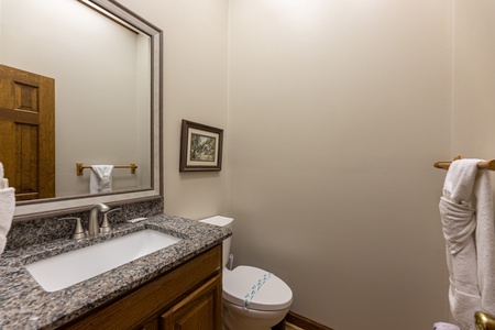 Bathroom at Cubs' Crib, a 3 bedroom cabin rental located in Gatlinburg