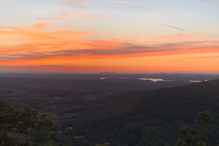 Sunset at 4 States View, a 2 bedroom cabin rental located in Pigeon Forge