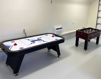 Air hockey table at 1 Crazy Cub, a 4 bedroom cabin rental in Pigeon Forge