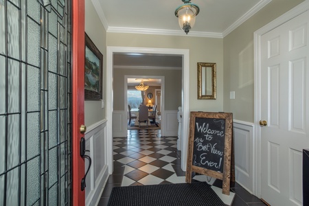 Foyer at Best View Ever! A 5 bedroom cabin rental in Pigeon Forge