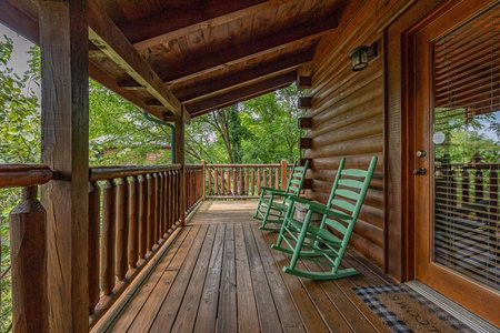 Deck Sitting Area At Logged Out