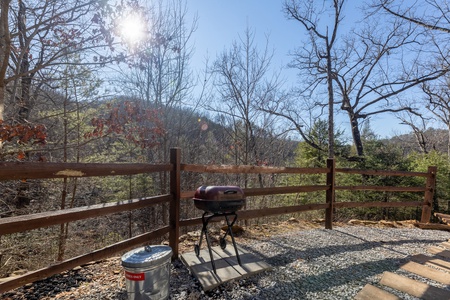 Grill at Nascar Nation, a 2 bedroom cabin rental located in Pigeon Forge
