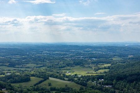 Valley view at 4 States View, a 2 bedroom cabin rental located in Pigeon Forge