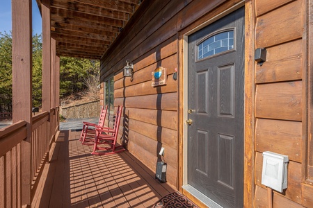 Deck Rocking Chairs at Mountain Mama, a 3 bedroom cabin rental located in pigeon forge