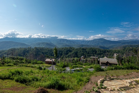 Mountain view at Mountain Celebration, a 4 bedroom cabin rental located in Gatlinburg