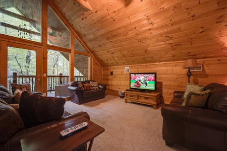 Loft area at Lazy Bear Lodge