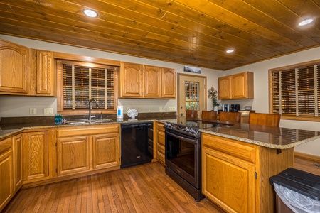 Kitchen at Rocky Top Ridge Views