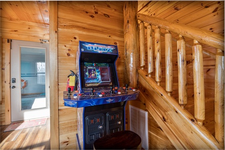 Arcade Game at 4 States View, a 2 bedroom cabin rental located in Pigeon Forge