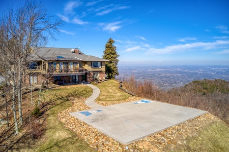 Shuffleboard behind Best View Ever! A 5 bedroom cabin rental in Pigeon Forge