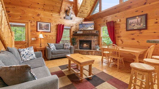 at tranquility a 2 bedroom cabin rental located in gatlinburg