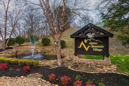 Alpine Mountain Village Resort Sign