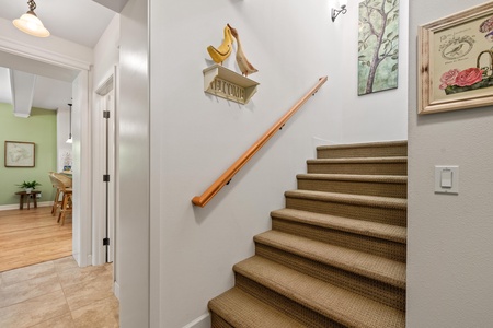 Staircase leading to upper level