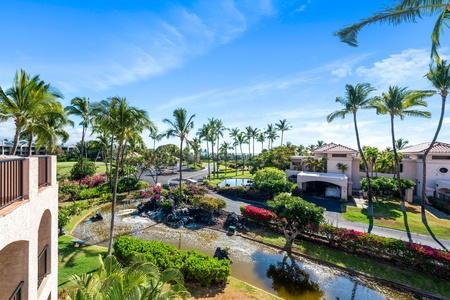 Tropical resort view
