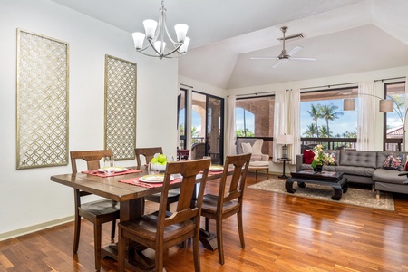 Dining area with seating for four