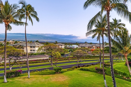The property is situated in a lush tropical resort area.
