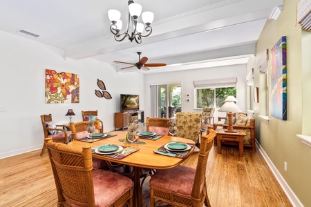 Dining area with seating for four