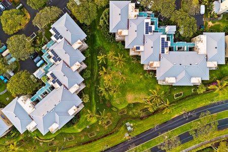 Aerial view of the Vistas.