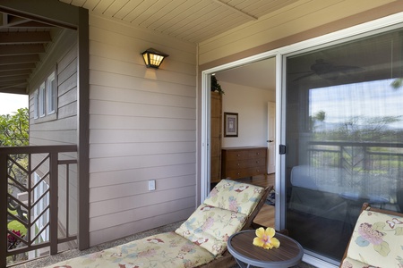 Covered lanai with loungers