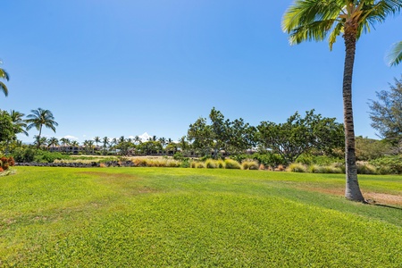 Scenic golf course views