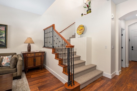 Staircase to upper level