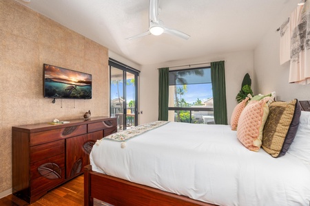 Primary bedroom with King bed