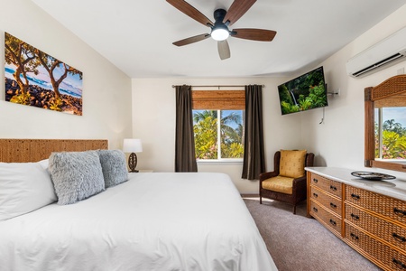 Drift off to sleep surrounded by tropical charm and modern comfort, with lush palm views greeting you each morning.