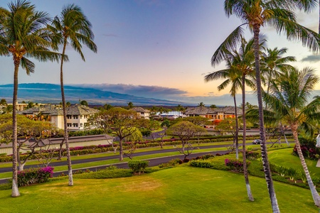 The property is nestled in a tropical paradise.