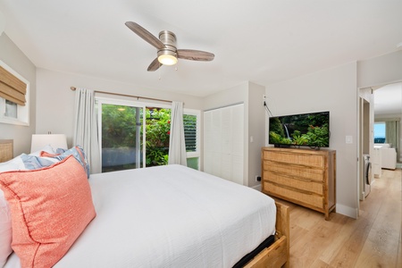 Bedroom with king bed