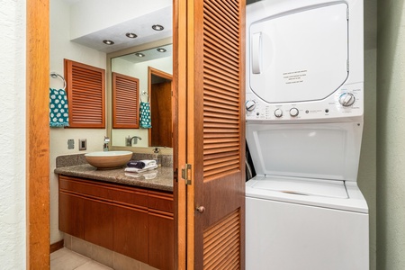 Full washer and dryer