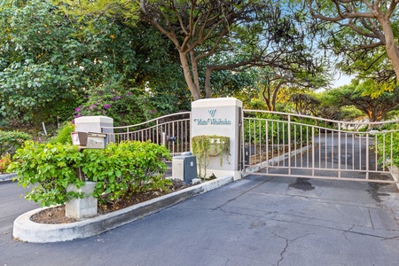 Gated entrance.