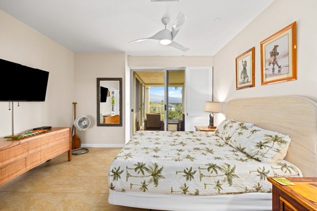 Primary bedroom—perfect for unwinding in Hawaiian paradise.