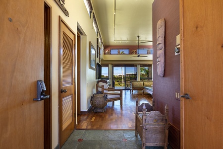 Welcoming entryway.