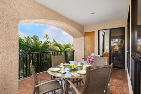 Start your morning with coffee on your private terrace, where tropical palms frame the view and warm breezes set the perfect tone for relaxation.